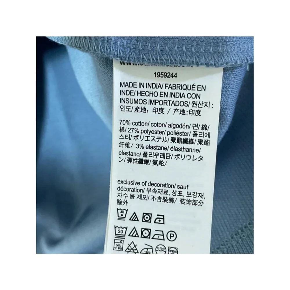 NWT Calvin Klein Men's L Refined Knits Blue Crewneck T-Shirt